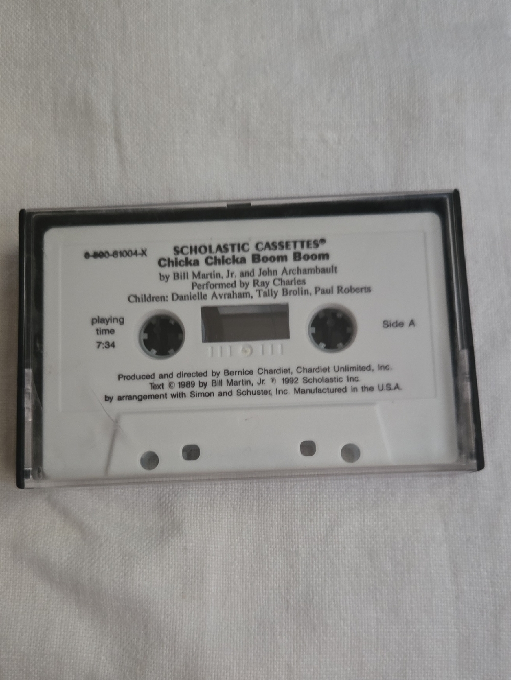 Vintage Scholastic Cassette Tape Featuring  "Chicka Chicka Boom Boom"